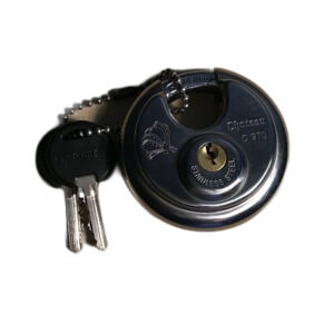 Chateau C-970 Stainless Steel Disc Lock with 2 Keys - Self Storage Lock